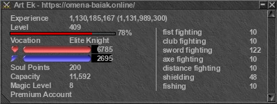 Signature for player Art Ek