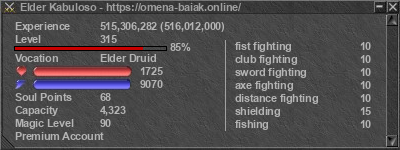 Signature for player Elder Kabuloso